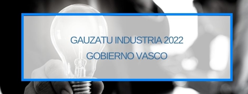Gauzatu Industria 2022 Gobierno Vasco Thinknnova Especialistas en Subvenciones para Empresas