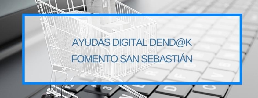 Ayudas Digital Dend@k Subvenciones Fomento San Sebastian Tienda Online Thinknnova Asesoria Integral en Donostia